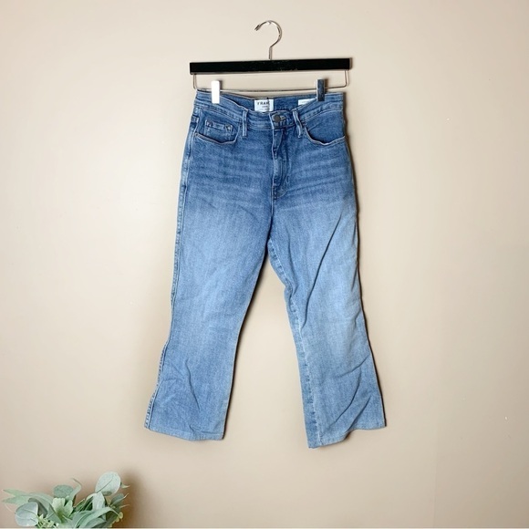 [Frame] Le Sylvie Kick Boot Medium Wash Denim Jeans - Picture 1 of 9